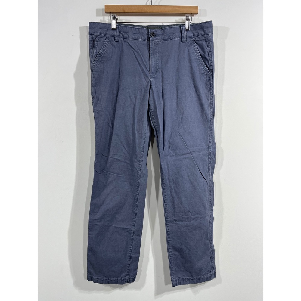 Eddie Bauer Granola Gorpcore Chino Pants Size 14 Straight Leg Ripstop Hiking